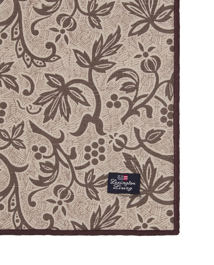 Printed Recycled Cotton napkin 50x50, Light beige Lexington