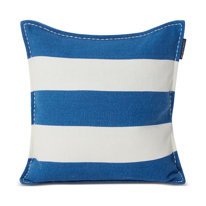 Rug Graphic Canvase pillowcase 50x50 cm, Blue-white Lexington