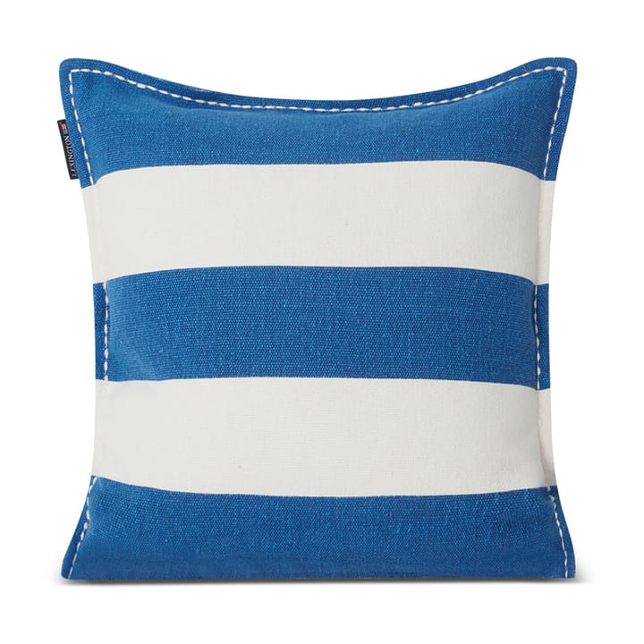 Rug Graphic Canvase pillowcase 50x50 cm, Blue-white Lexington