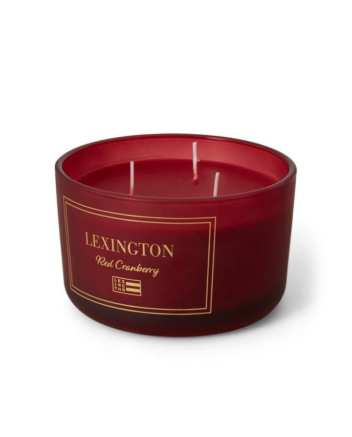 Scented candle - Cranberry red - Lexington