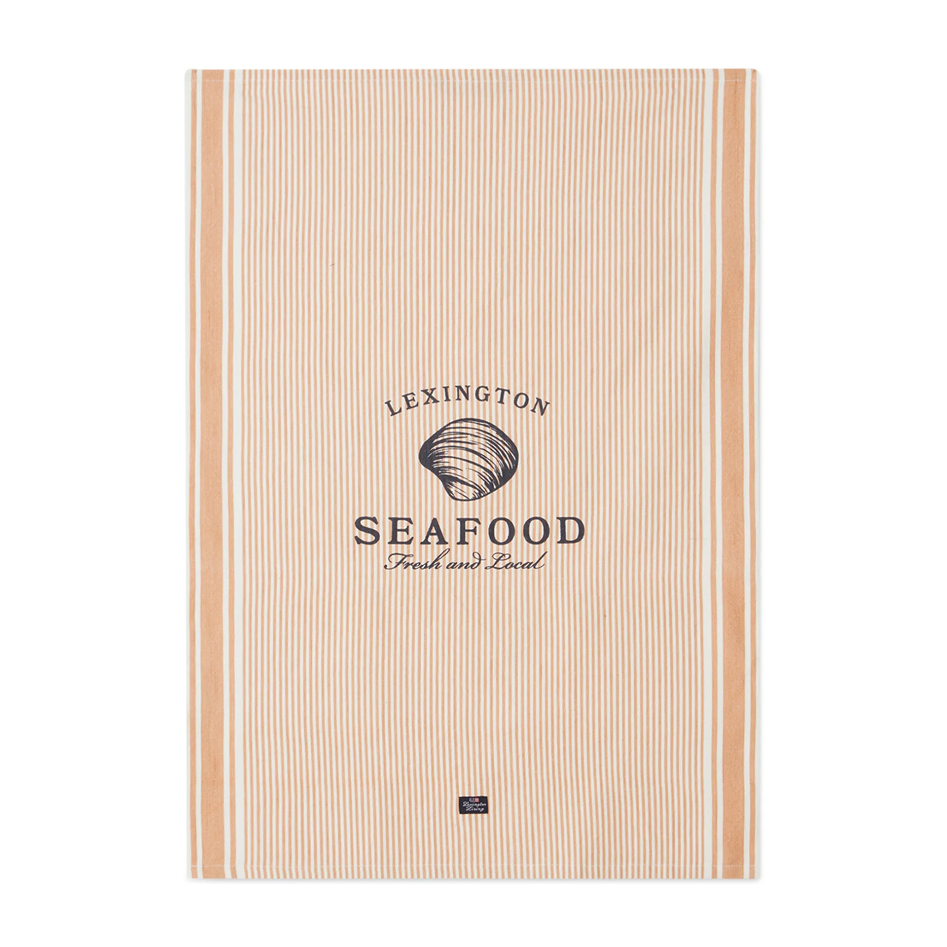 Seafood Striped & Printed kitchen towel 50x70 cm, Beige-white Lexington