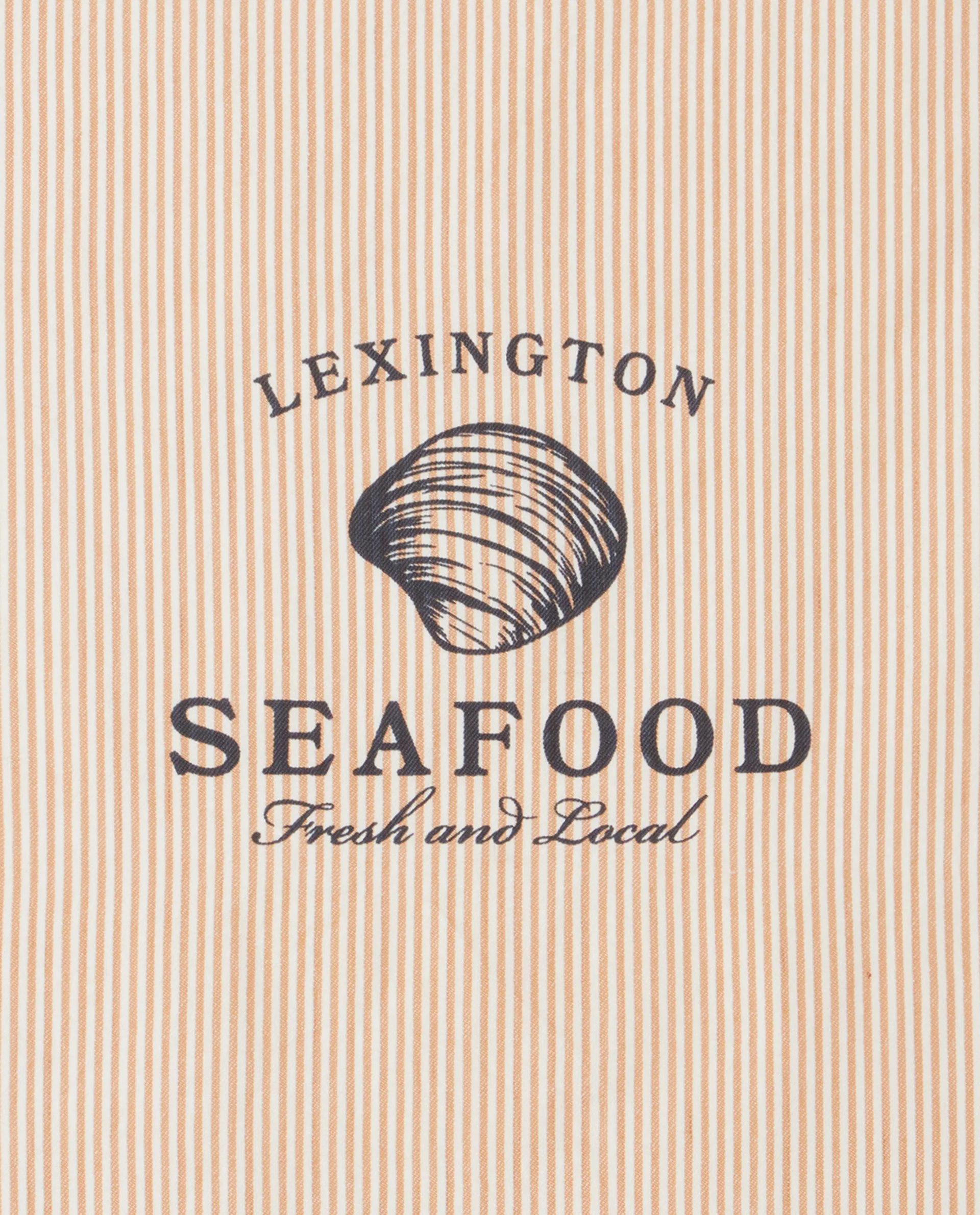 Seafood Striped & Printed kitchen towel 50x70 cm, Beige-white Lexington