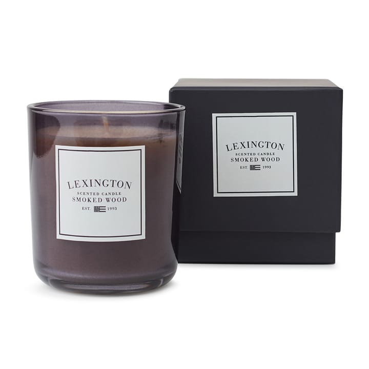 Smoked Wood scented 45 hours, Dark gray Lexington