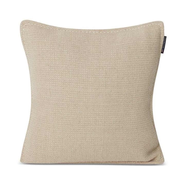 Structured Wool Cotton mix cushion cover 50x50 cm, Off-white Lexington