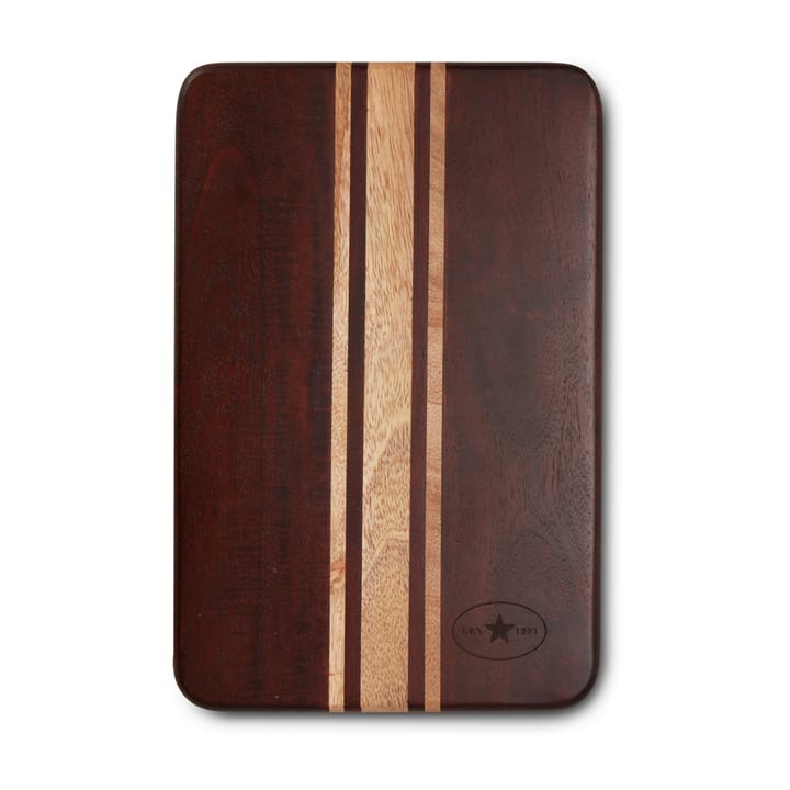 Wood serving board stripes, 30x20 cm Lexington