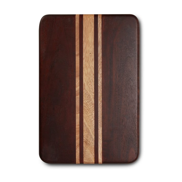 Wood serving board stripes, 30x20 cm Lexington