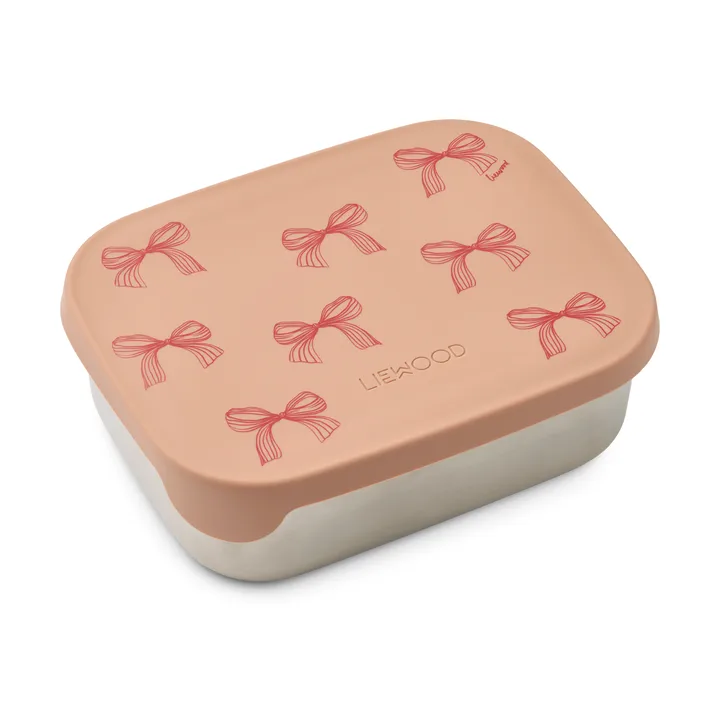 Arthur lunchbox 13.5x17 cm - Bows-Pale tuscany - Liewood