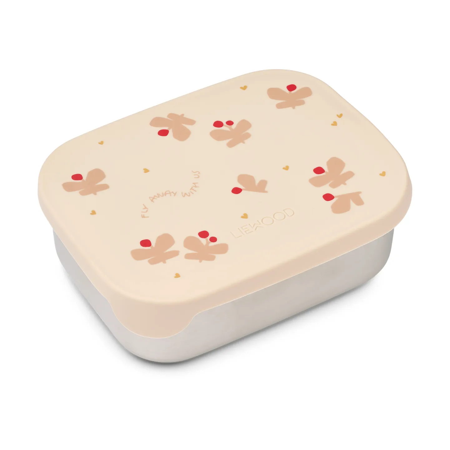 Arthur lunchbox 13.5x17 cm, Butterfly-apple blossom Liewood