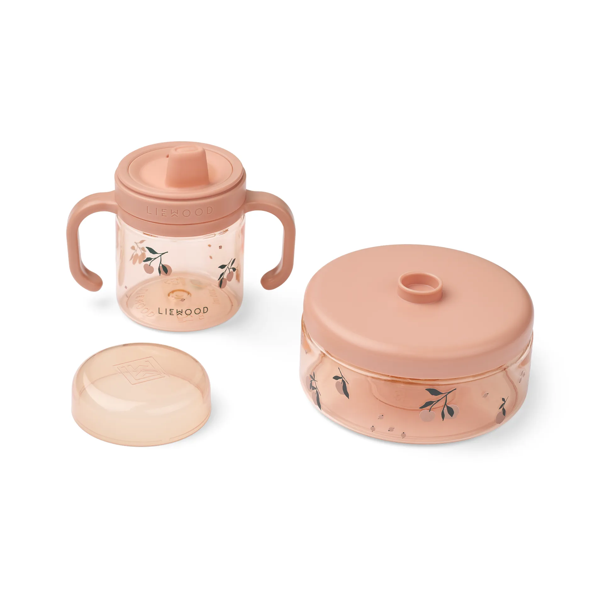 Beatrix kids dinner set 2 pieces, Peach-sea shell Liewood