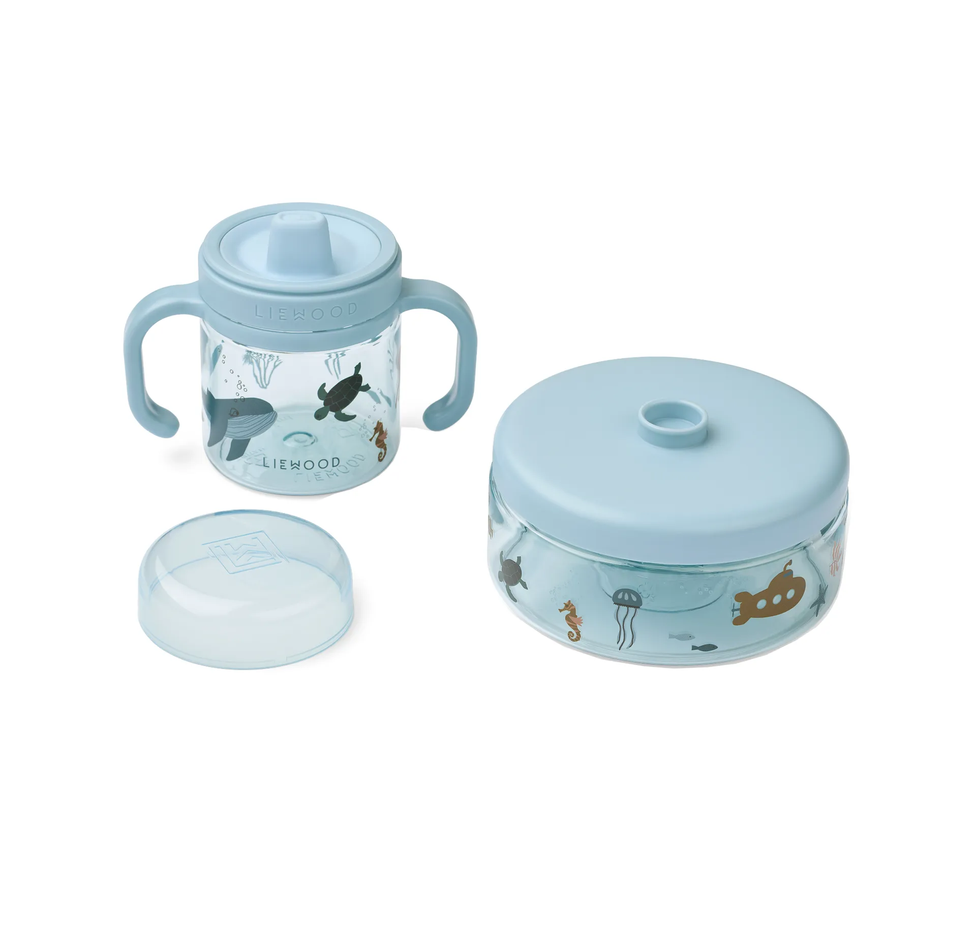 Beatrix kids dinner set 2 pieces, Sea creature-sandy Liewood