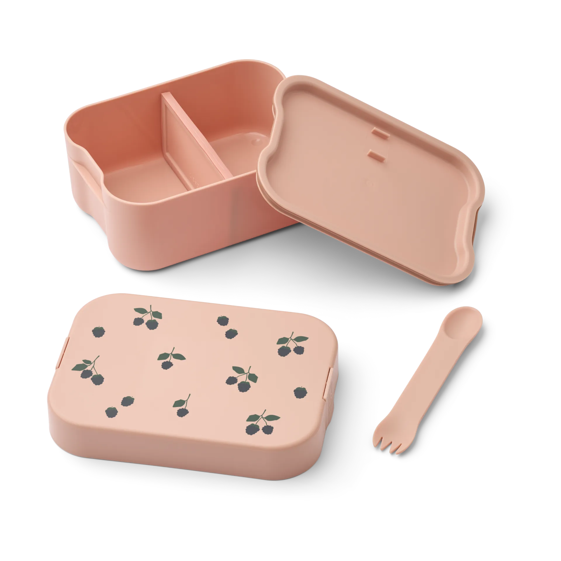 Chelsey printed lunchbox set 2 pieces, Berry-Pale Tuscany Liewood