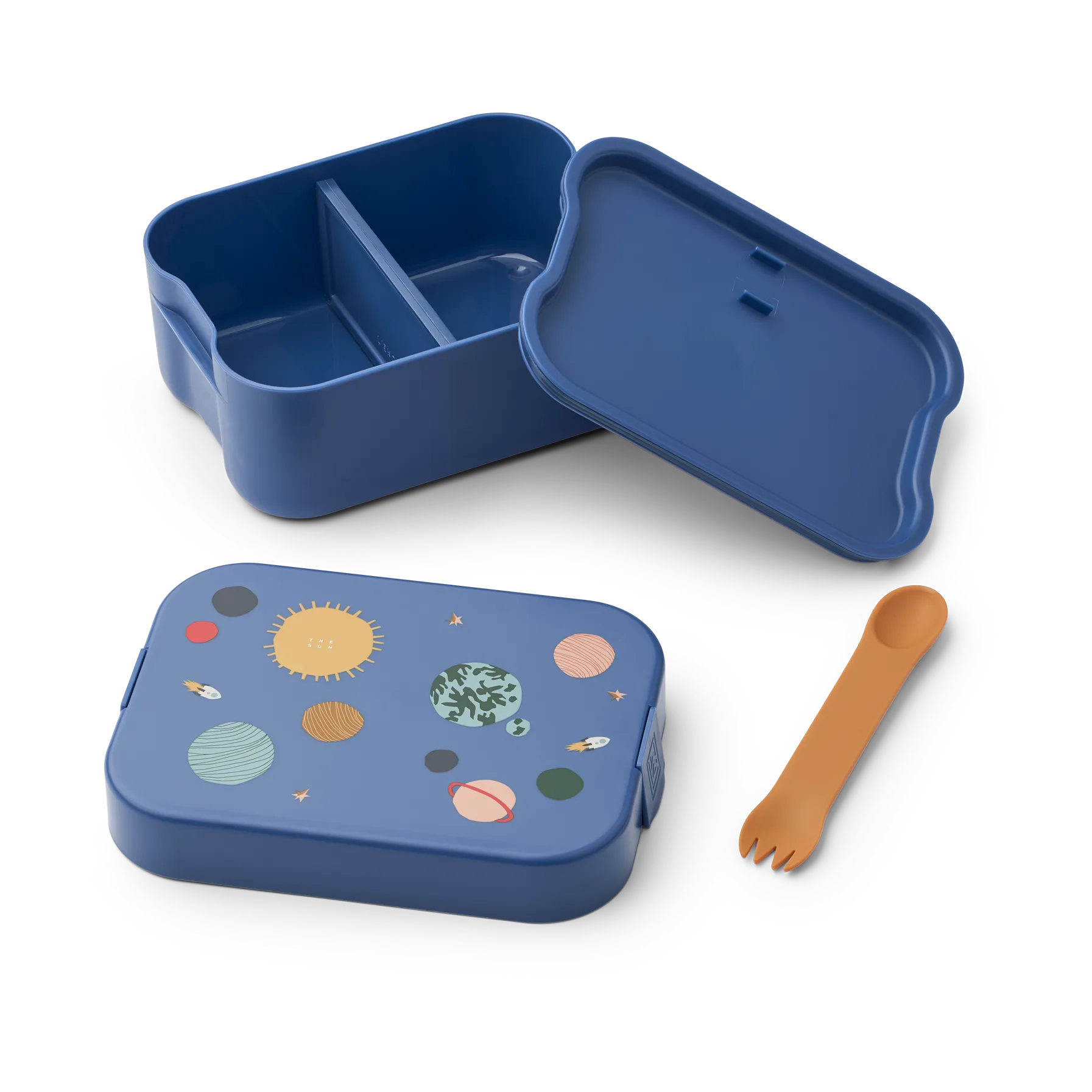 Chelsey printed lunchbox set 2 pieces, Universe-Classic navy Liewood