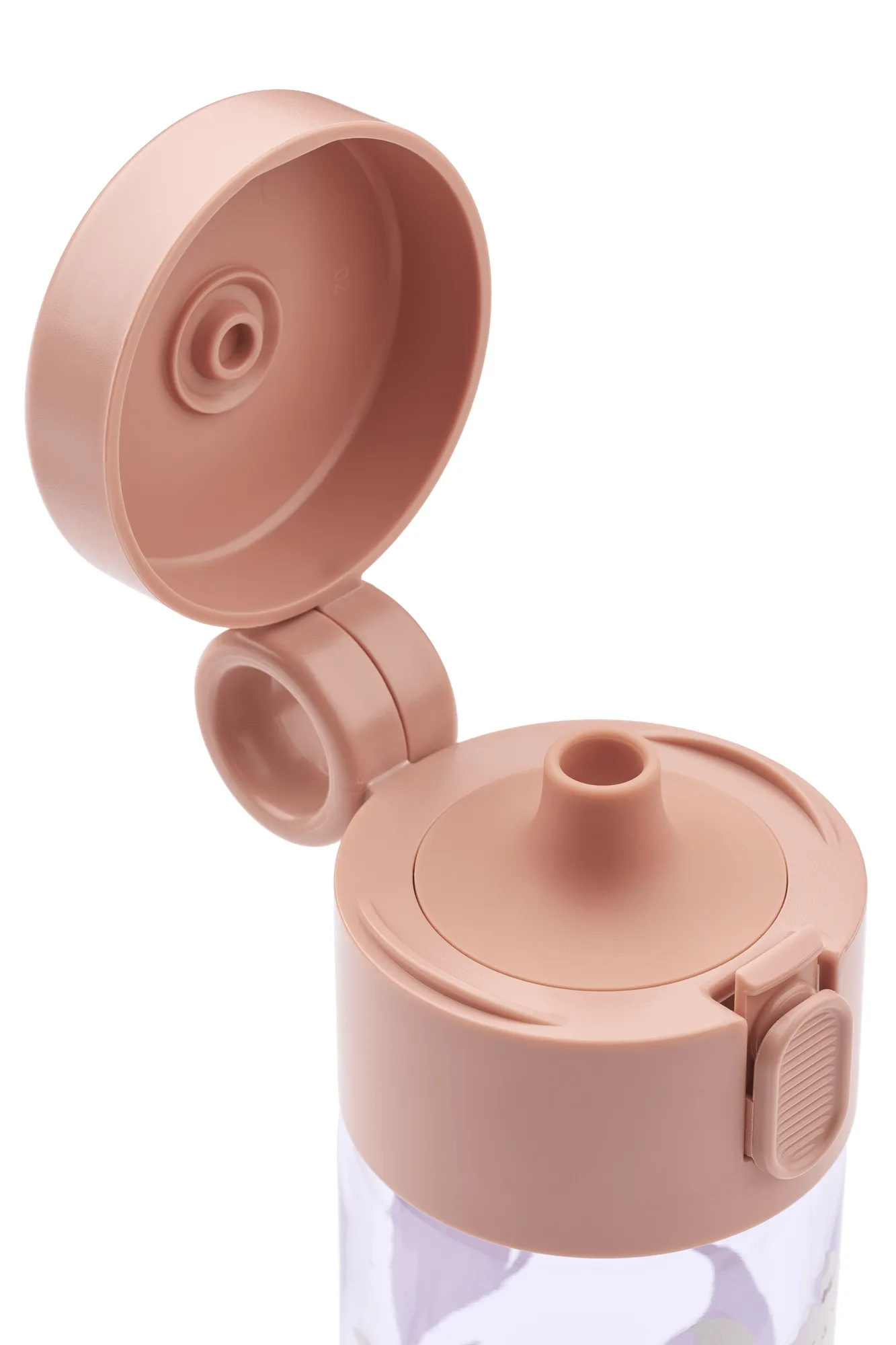 Clemence water bottle 35 cl, Cat-Warm lilac Liewood