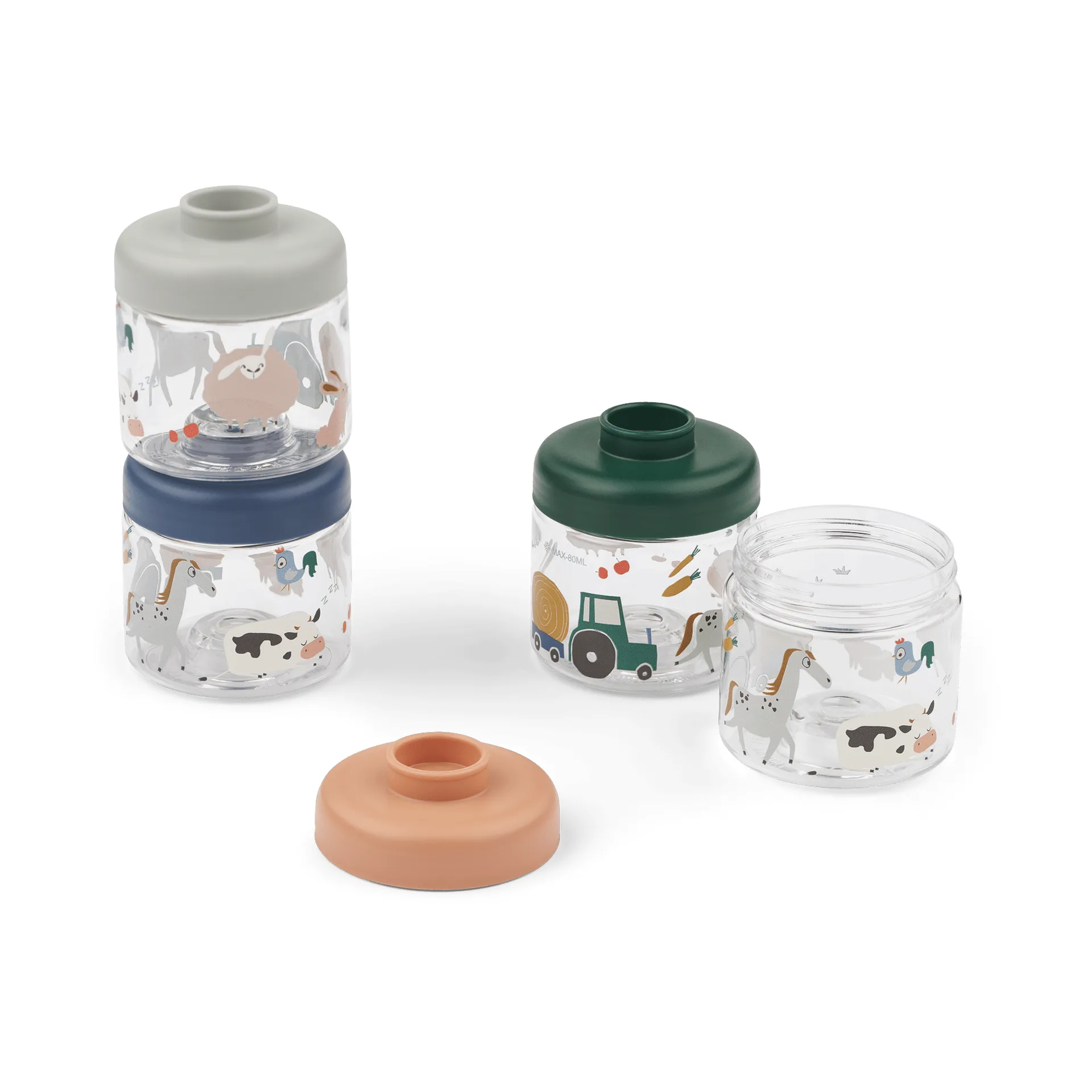 Dominique baby food jars 100 ml 4-pack, Farmlife-Sandy Liewood