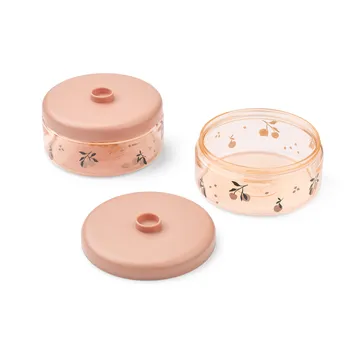 Dominique baby food jars 500 ml 2-pack - Peach-sea shell - Liewood