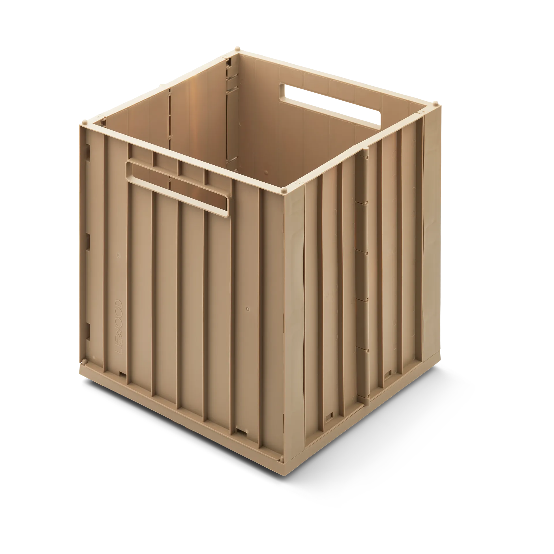 Elijah storage box with lid 31x31 cm, Oat Liewood