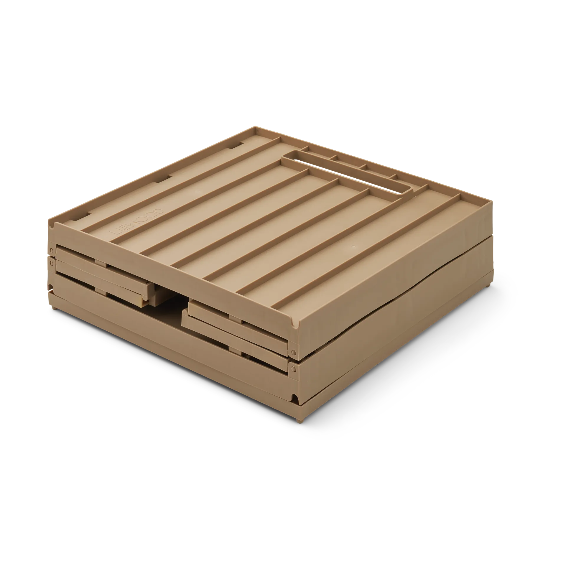 Elijah storage box with lid 31x31 cm, Oat Liewood