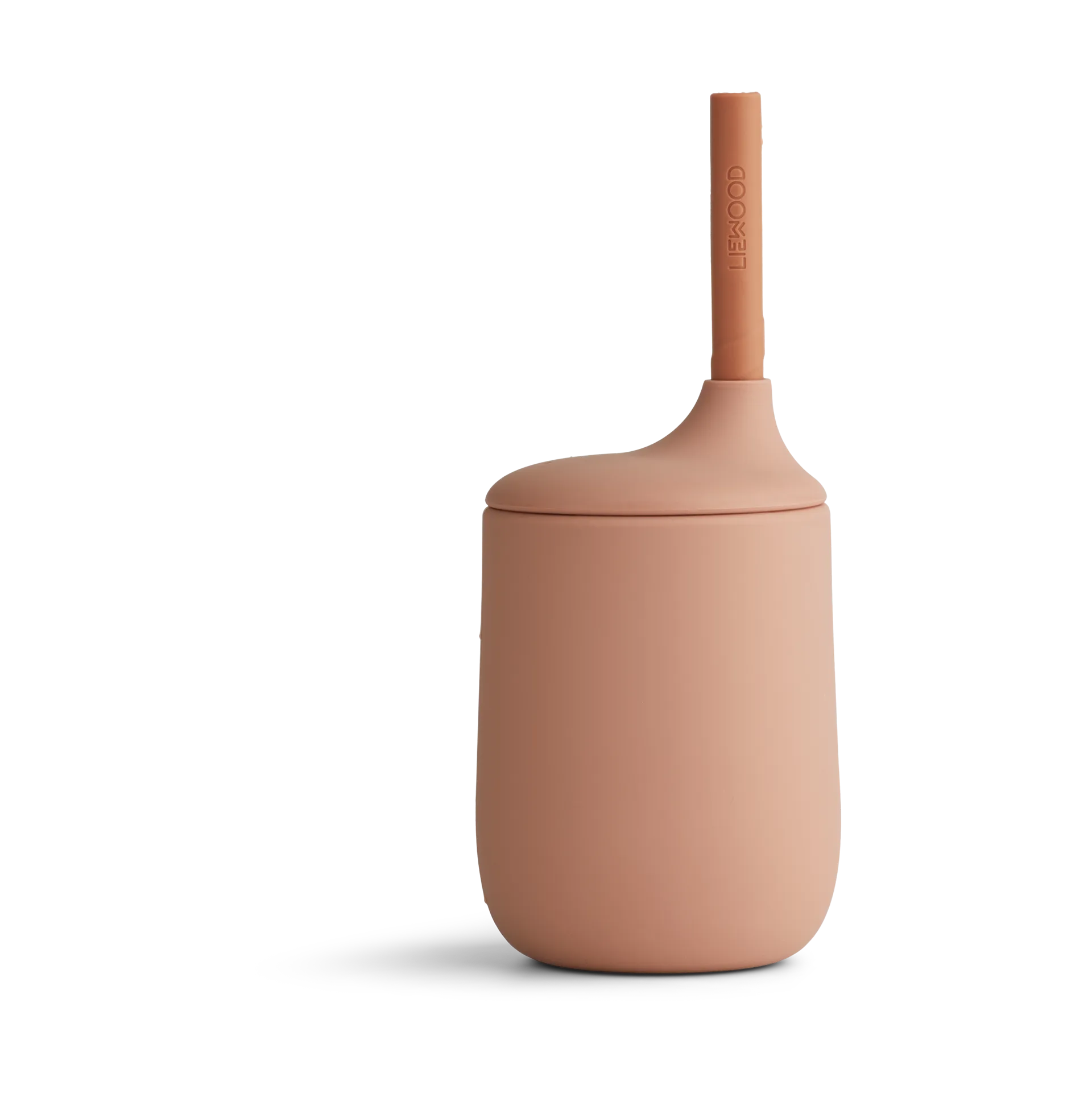 Ellis sippy cup with straw 23 cl, Dark rose-terracotta mix Liewood