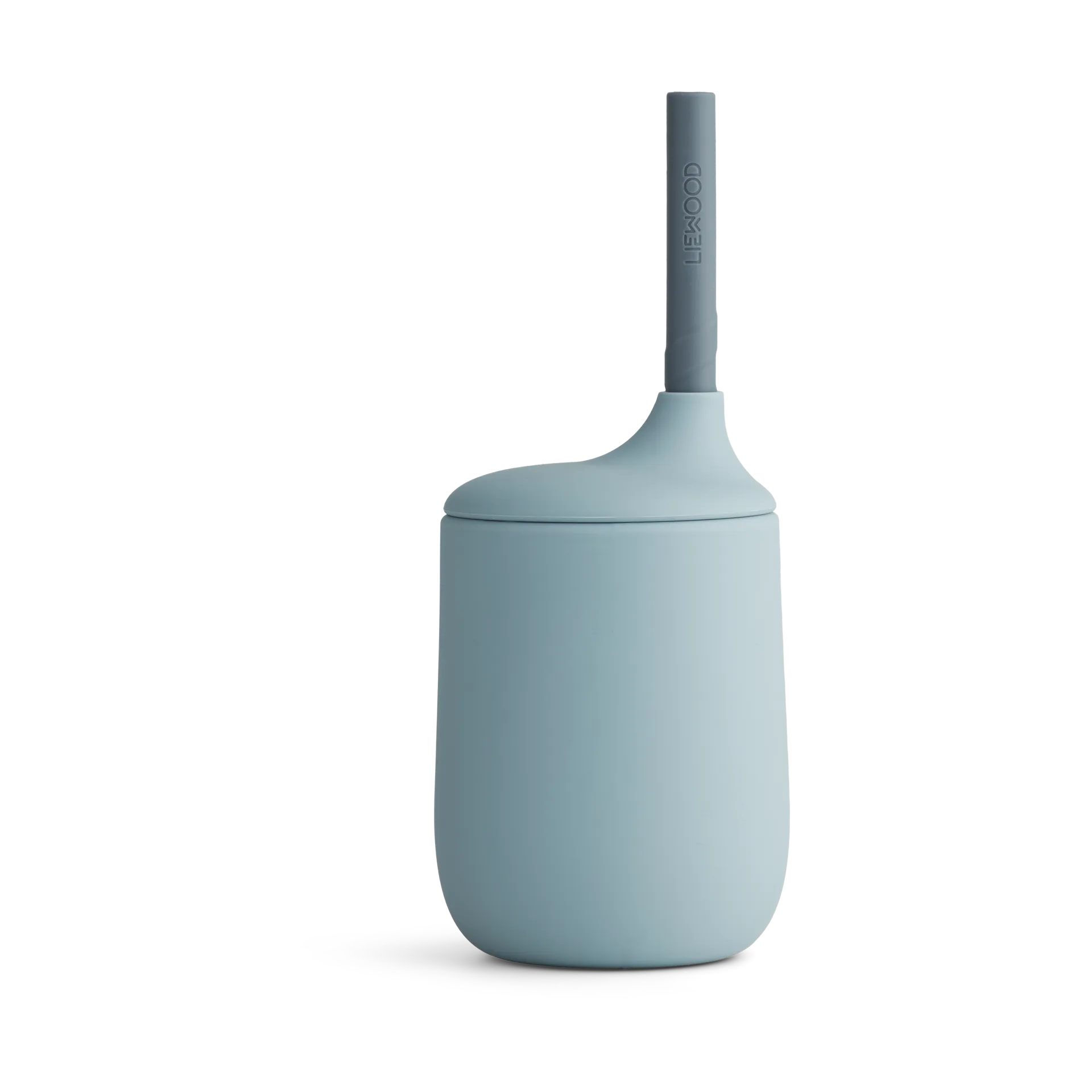 Ellis sippy cup with straw 23 cl, Sea blue-blue wave mix Liewood