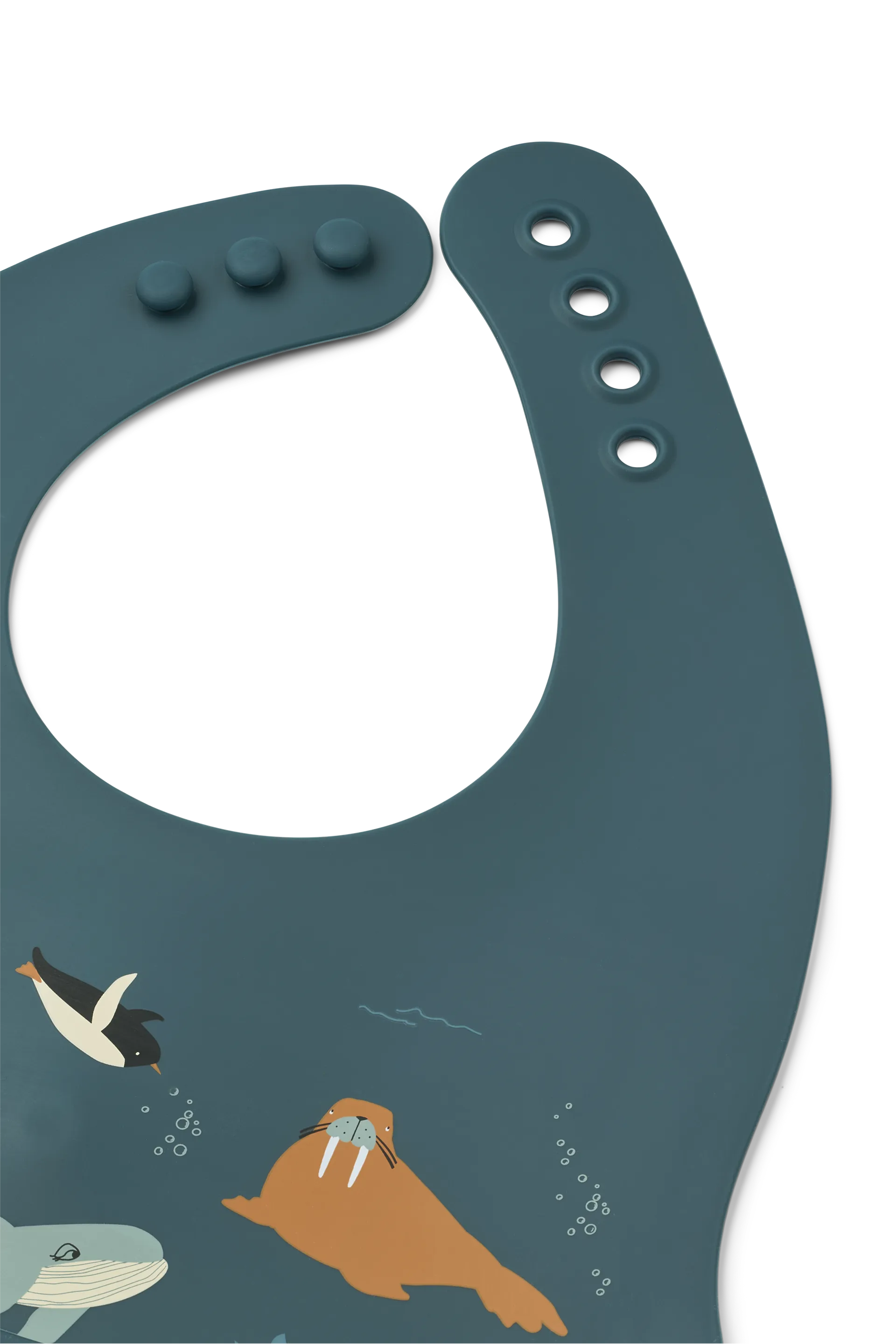 Ember printed bib 2 pieces, Arctic Sea-Ocean view Liewood