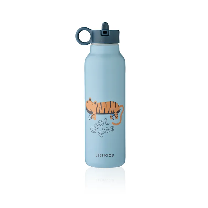 Falk water bottle 50 cl - Tiger-beach blue - Liewood