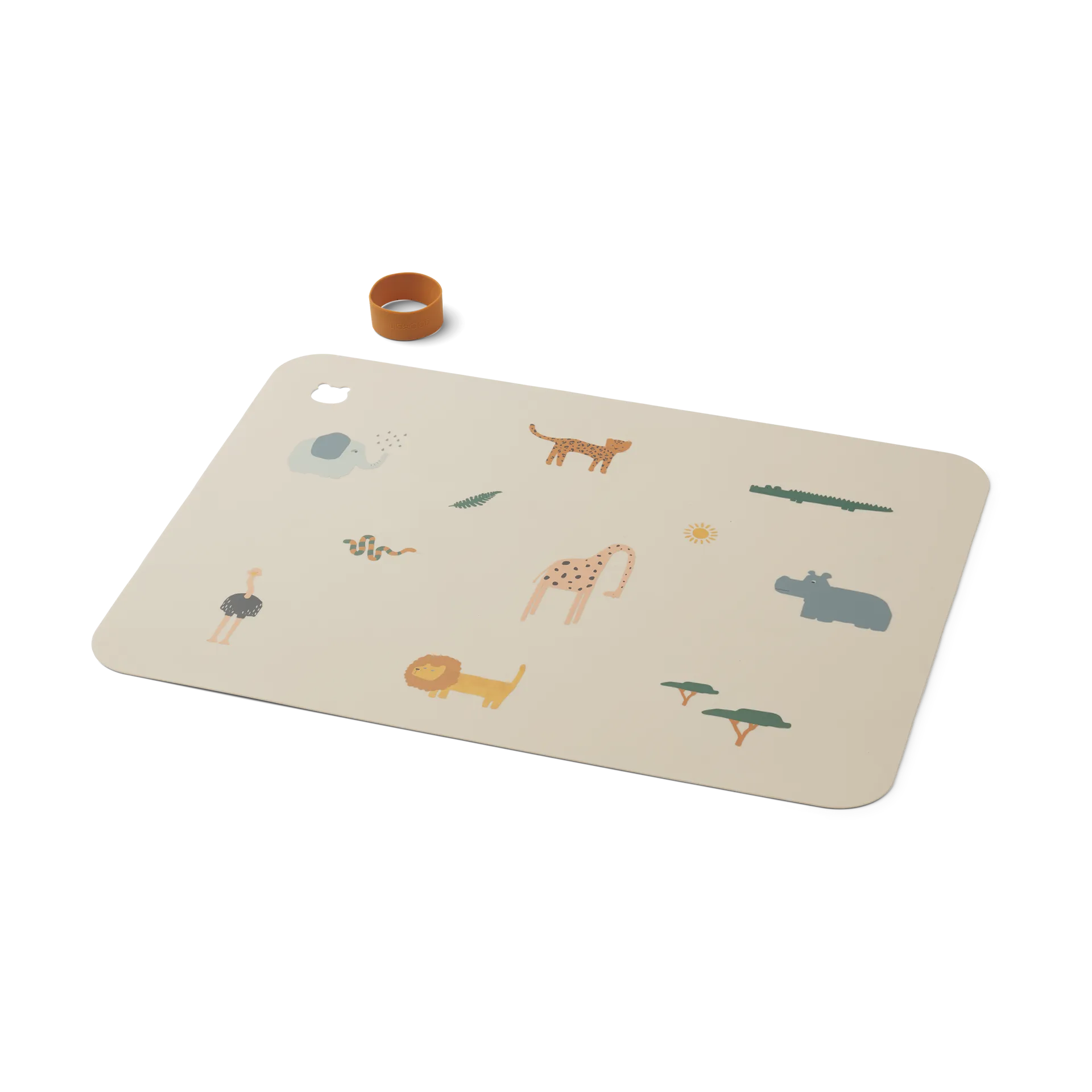 Jude placemat 30.2x41 cm, Safari sandy mix Liewood