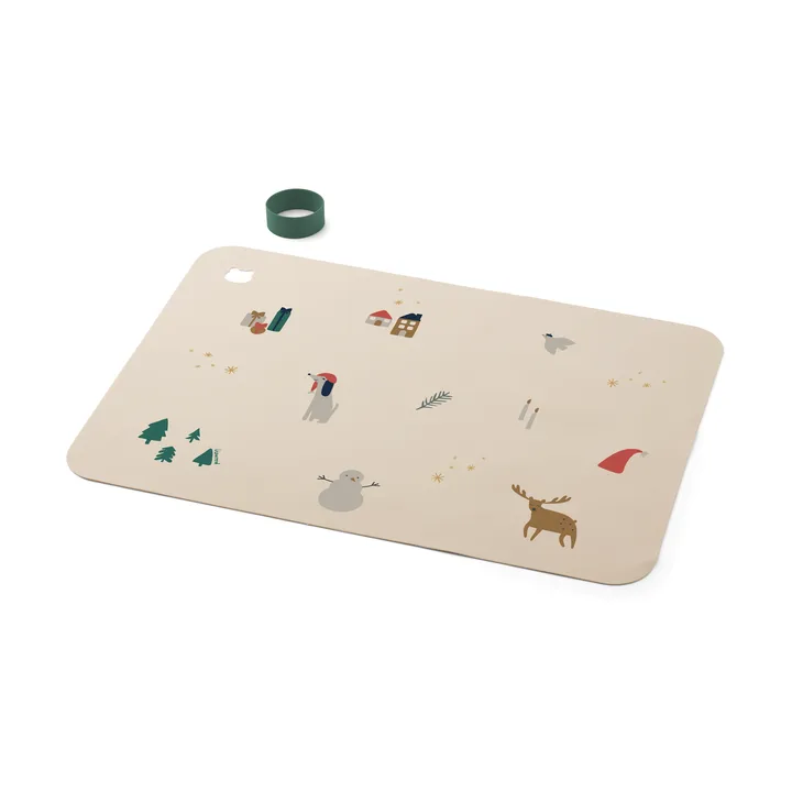 Jude placemat 30.2x42,1 cm - Holiday-Sandy - Liewood