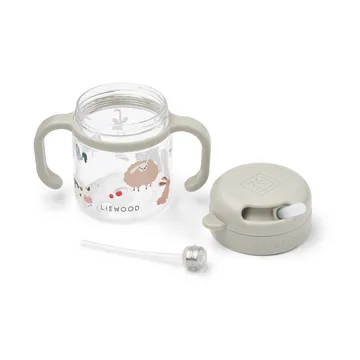 Kai Tritan sippy cup with straw - Farmlife-Sandy - Liewood