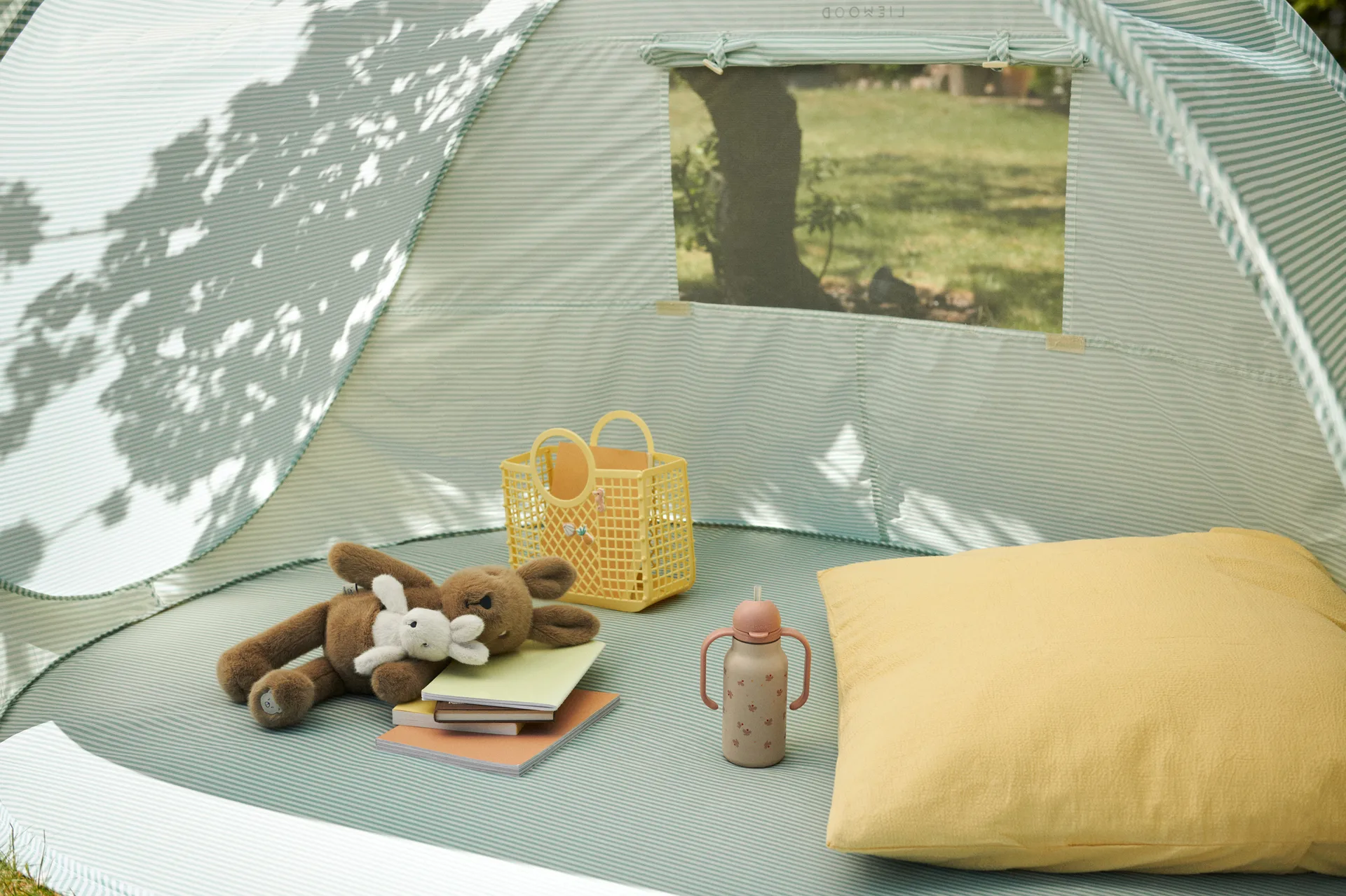 Kelly Kangaroo Mommy & Me kangaroo plush toy, Dune Liewood