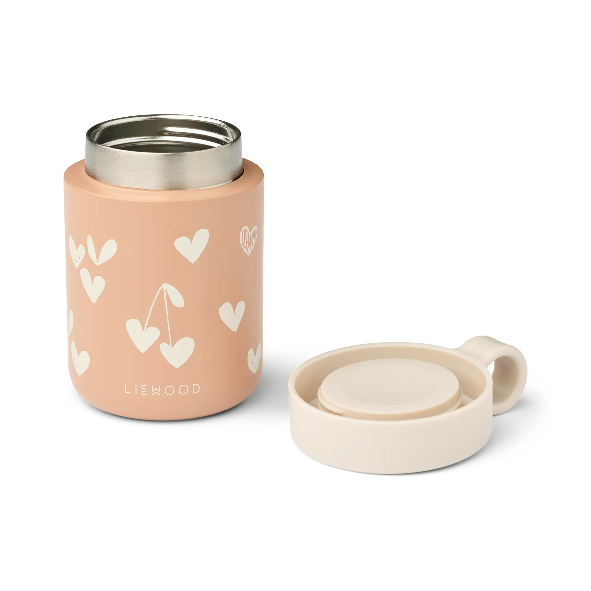 Kiani printed insulated bottle, Sweethearts-pale tuscany Liewood