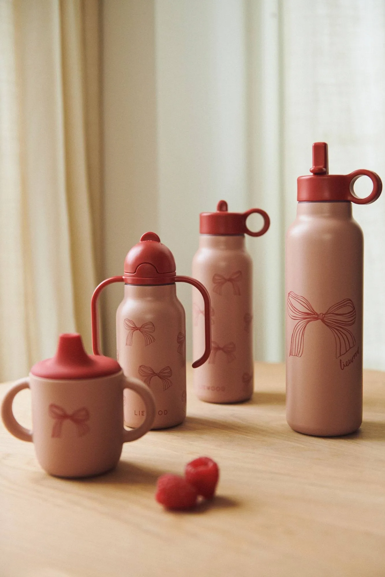 Kimmie water bottle 25 cl, Bows-Pale Tuscany Liewood