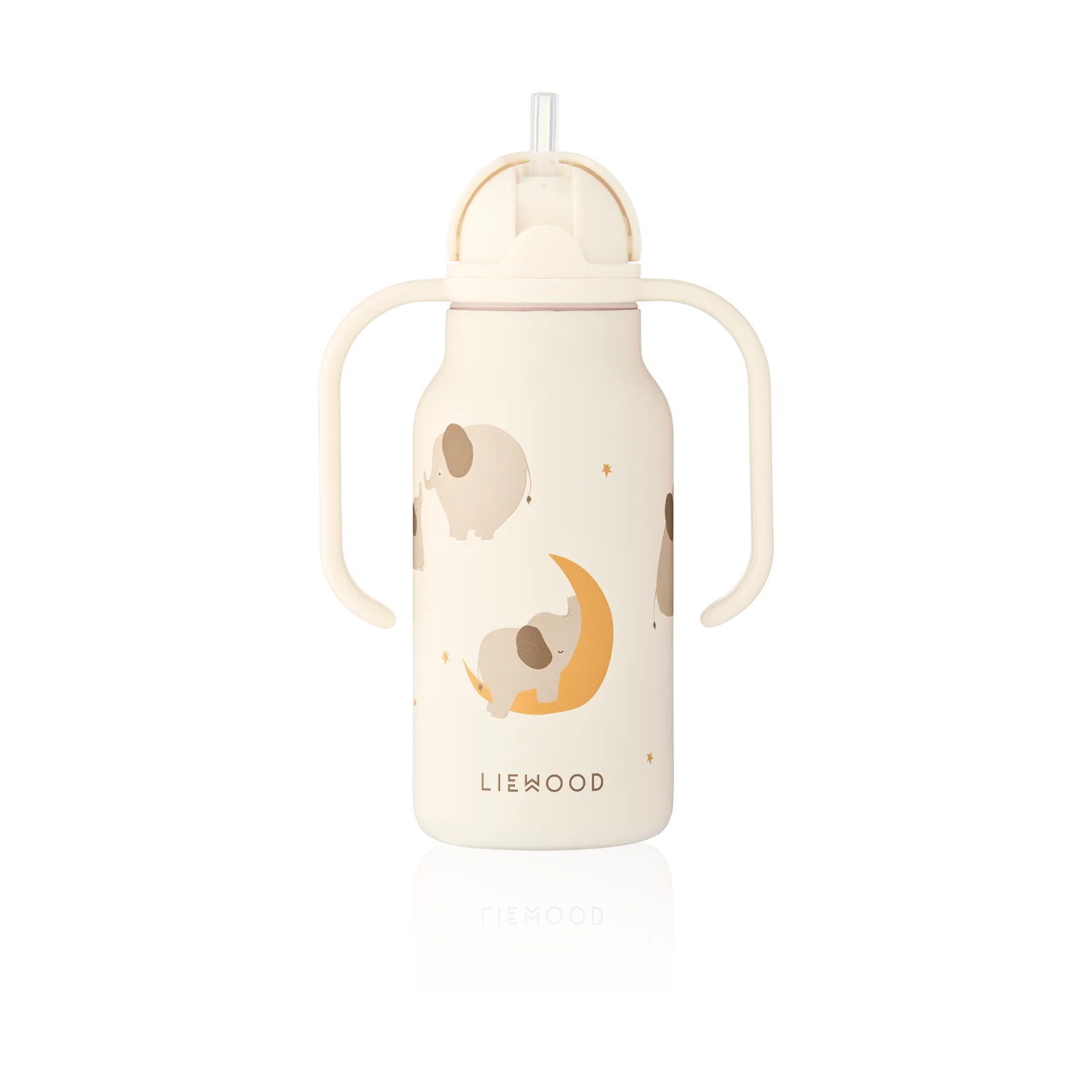 Kimmie water bottle 25 cl, Elephant-Creme de la creme Liewood