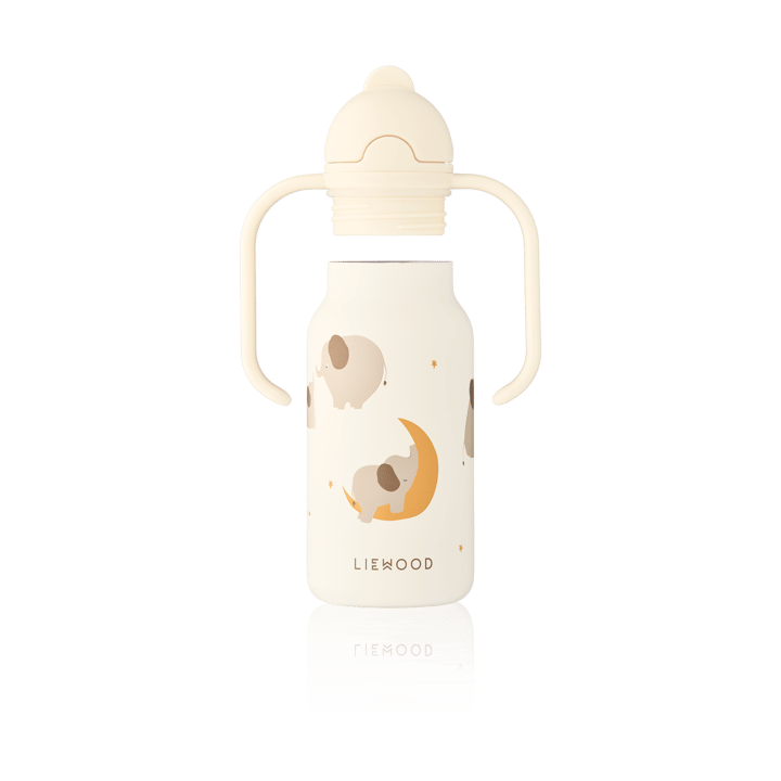 Kimmie water bottle 25 cl, Elephant-Creme de la creme Liewood