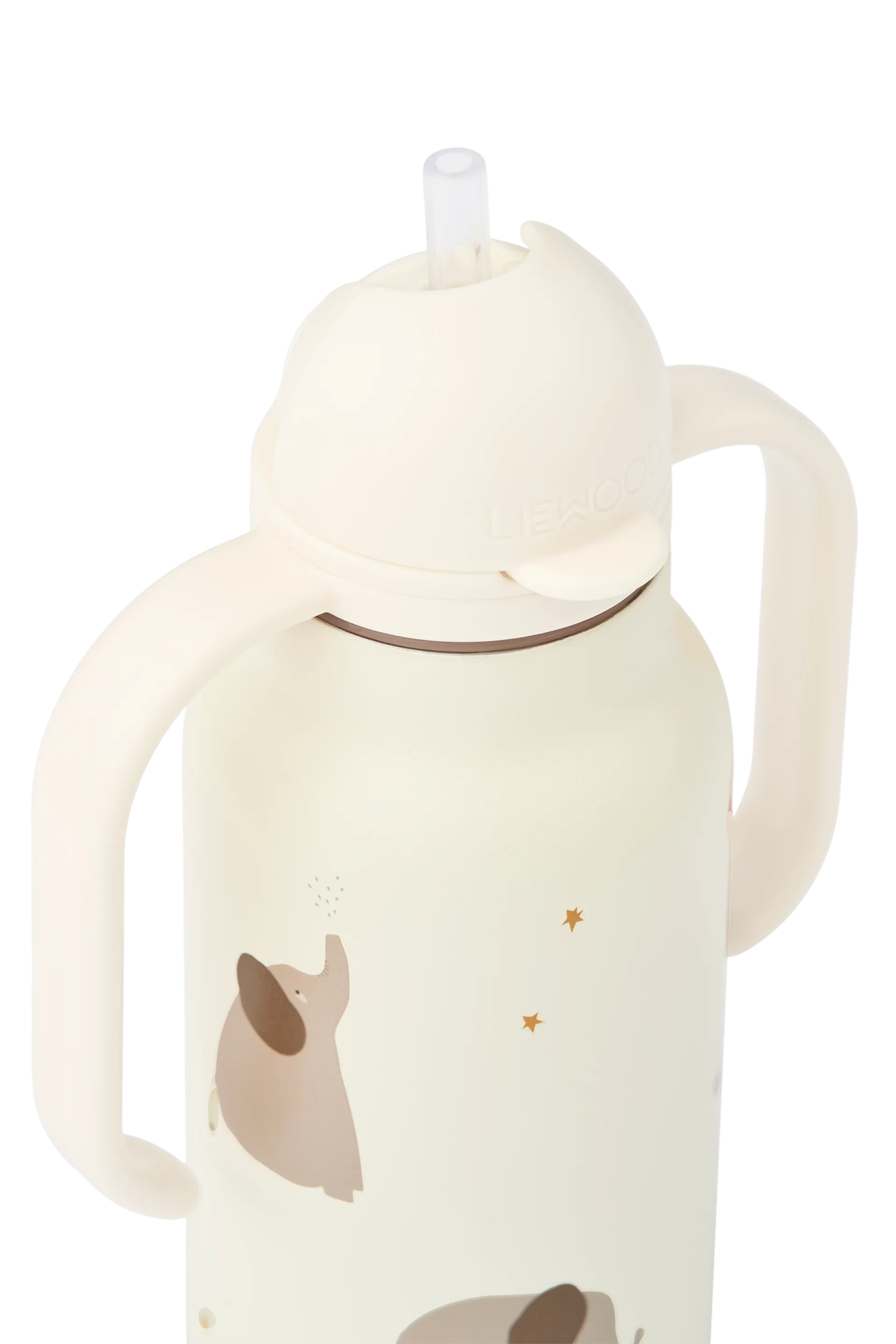 Kimmie water bottle 25 cl, Elephant-Creme de la creme Liewood