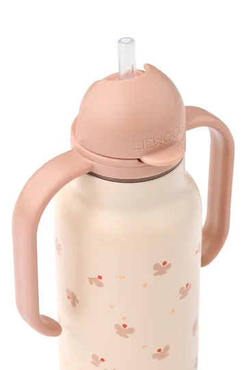 Kimmie water bottle 25 cl - Mini Butterfly-apple blossom - Liewood