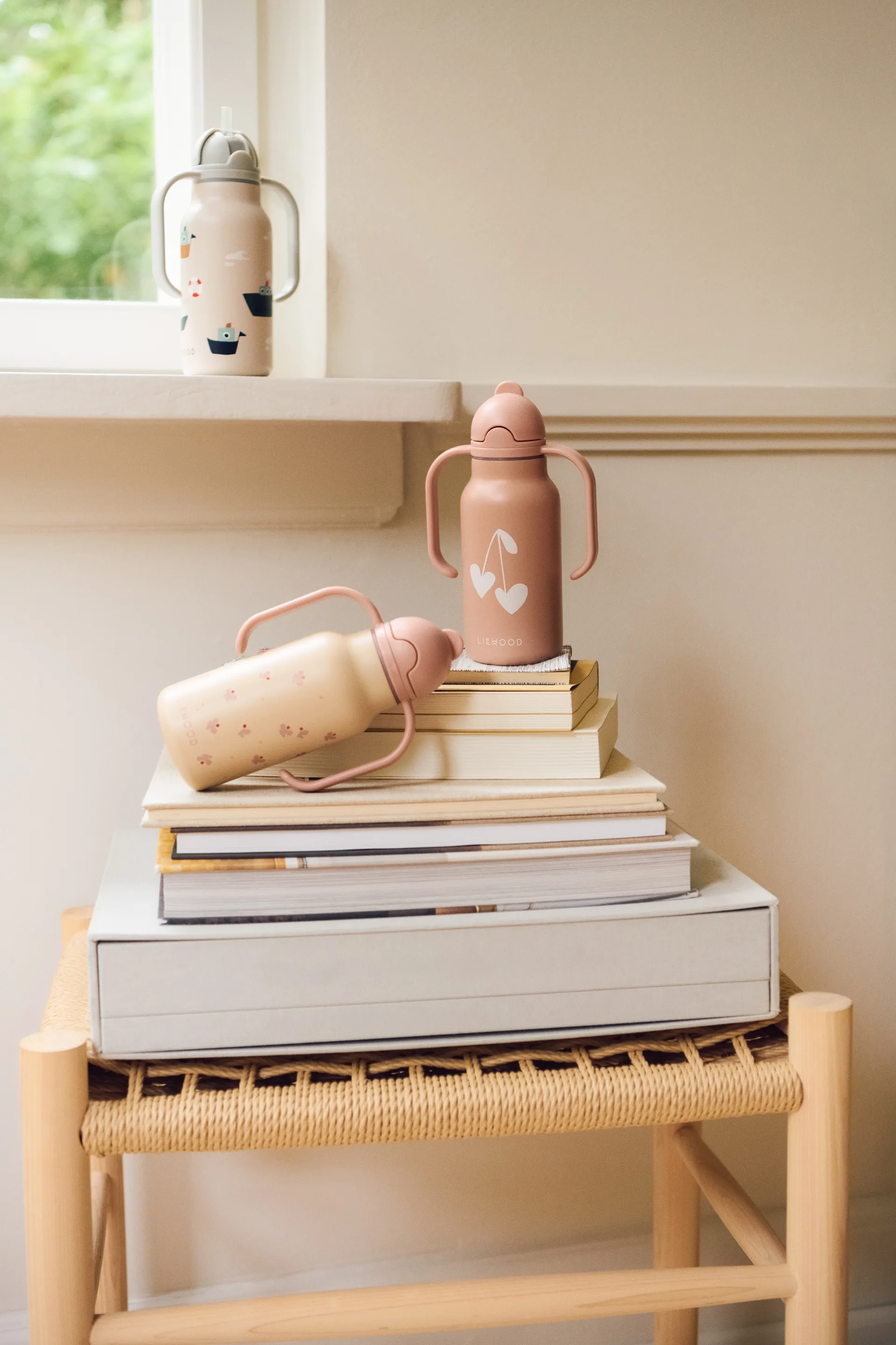 Kimmie water bottle 25 cl, Sailing-sandy Liewood