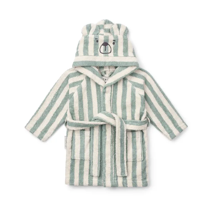 Lily bathrobe peppermint crème de la crème stripe - 3–4 years - Liewood