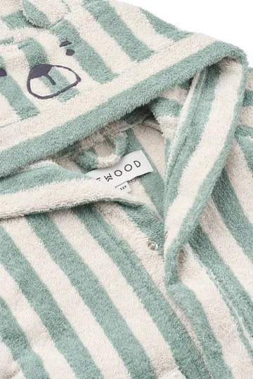 Lily bathrobe peppermint crème de la crème stripe - 3–4 years - Liewood