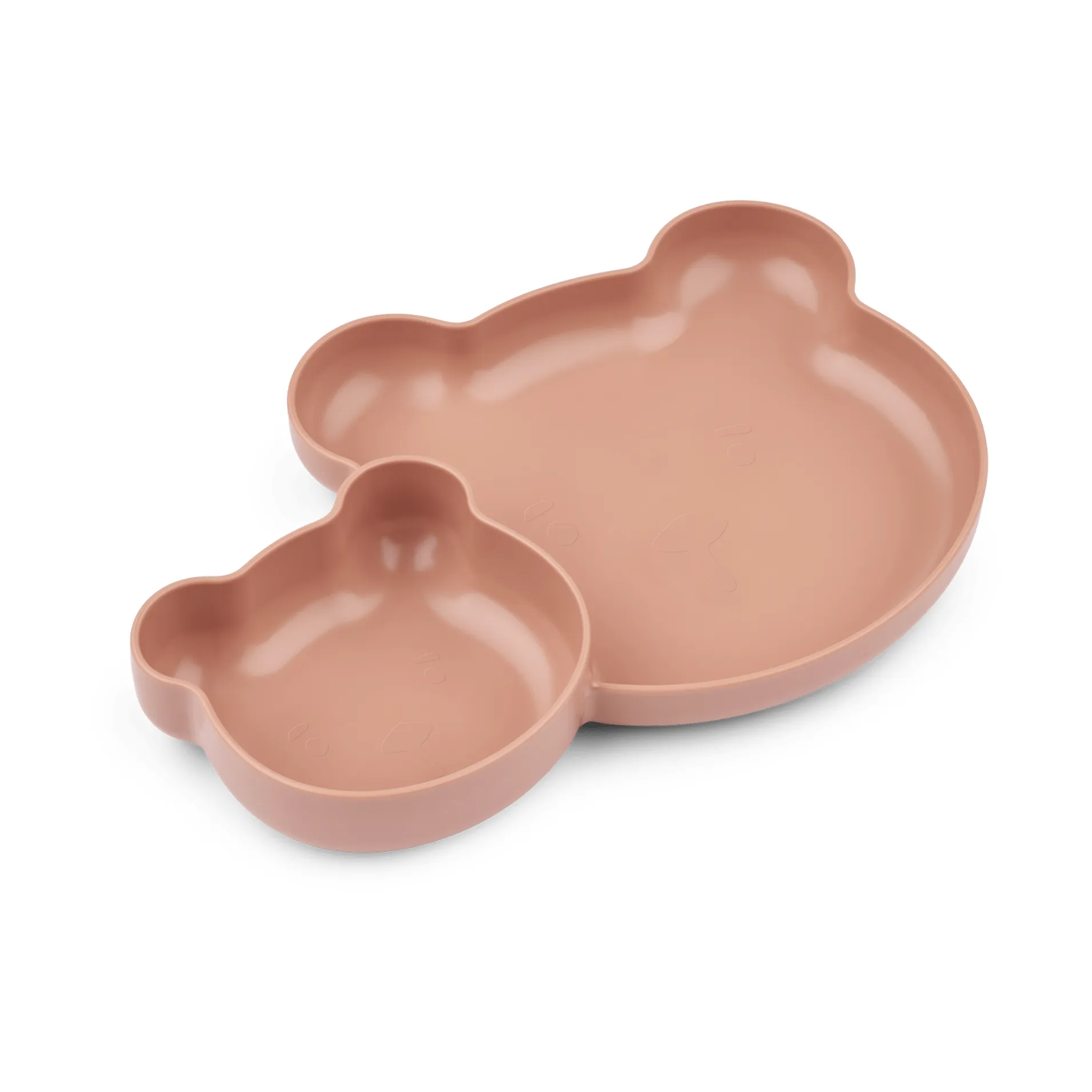 Magus Bear Divider plate, 2 parts, Pale Tuscany Liewood