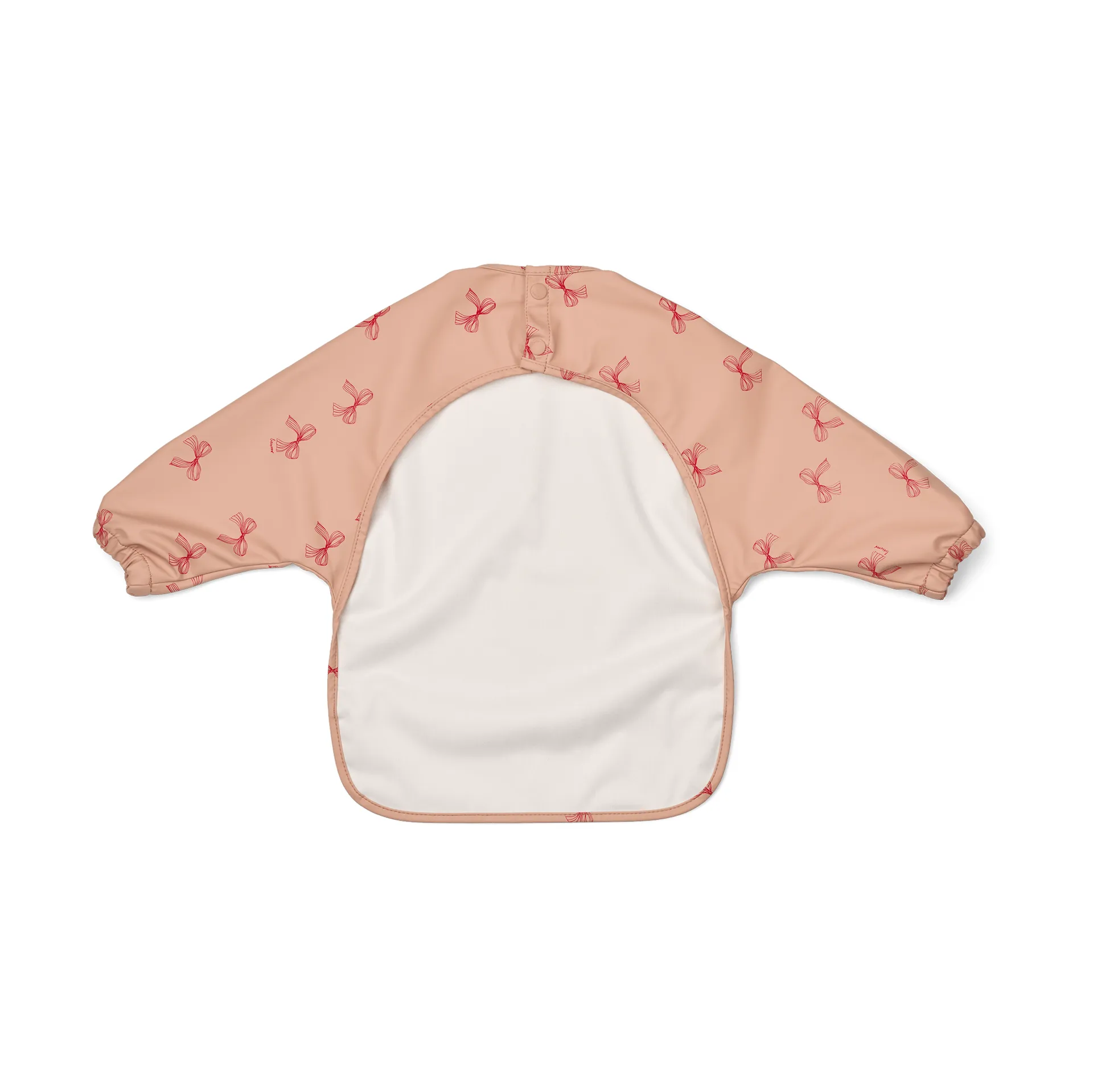 Merle bib with sleeve, Bows-Pale Tuscany Liewood