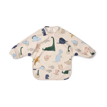 Merle bib with sleeve - Dino roar/Sandy - Liewood