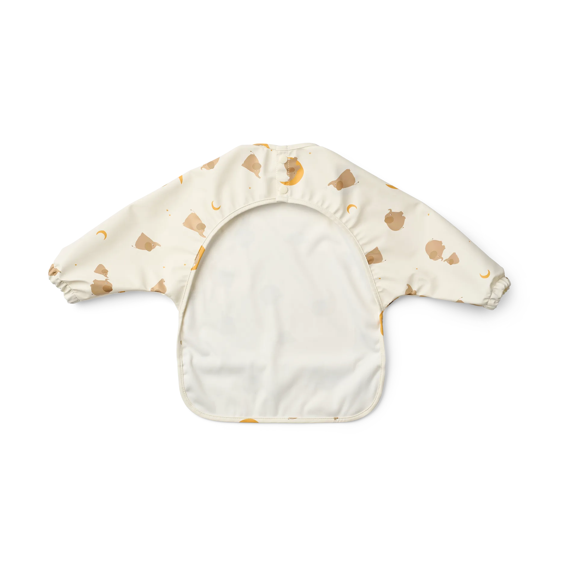 Merle bib with sleeve, Elephant-Creme de la creme Liewood