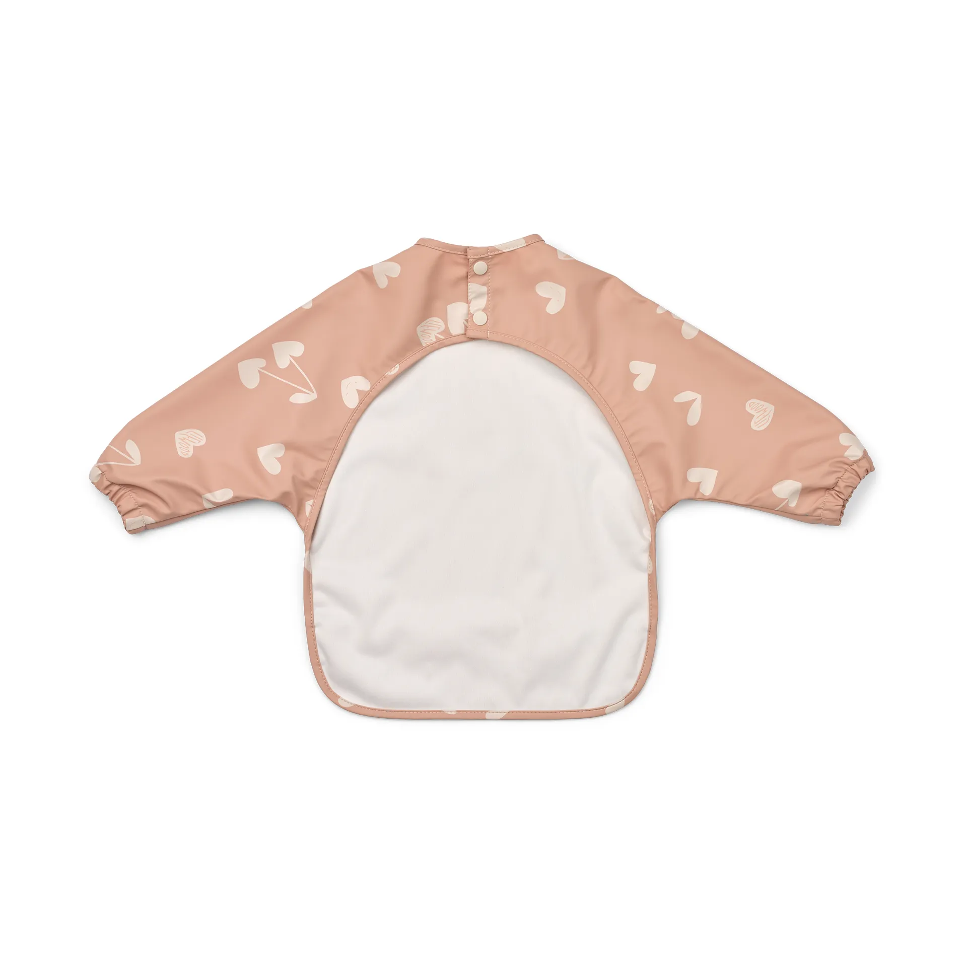 Merle bib with sleeve, Sweethearts-pale tuscany Liewood