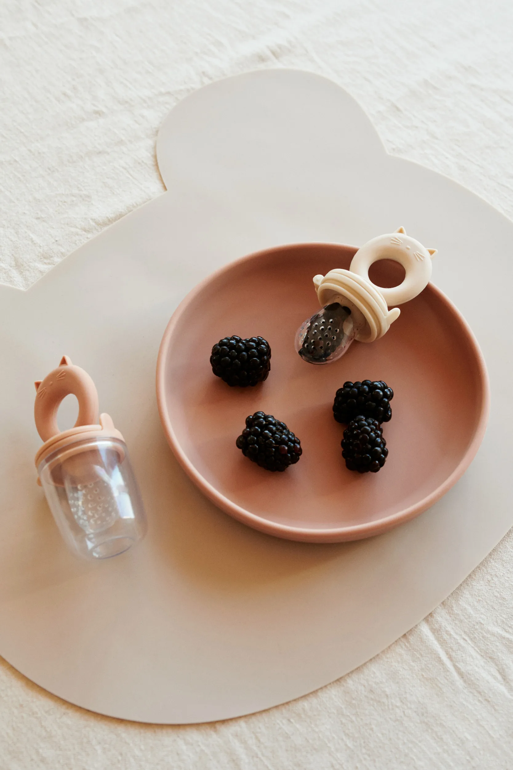 Miranda tasting button 2 pieces, Tuscany rose-Apple blossom Liewood