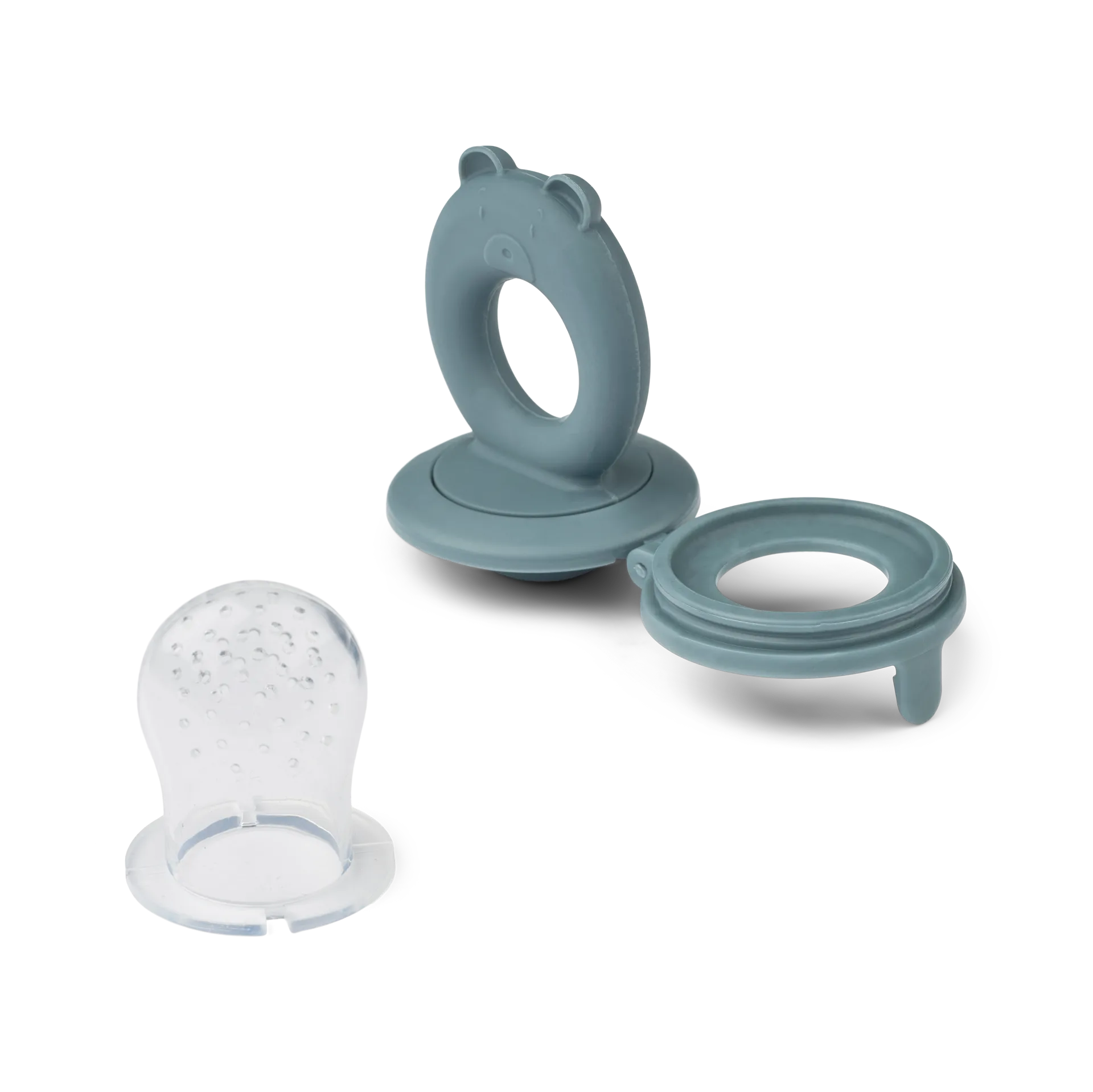 Miranda tasting button 2 pieces, Whale blue-Dove blue Liewood