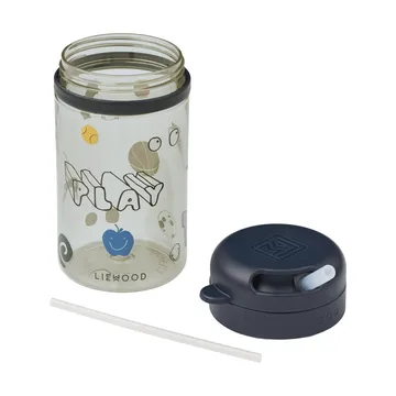 Pavia mug with straw - Play-dusty peppermint - Liewood