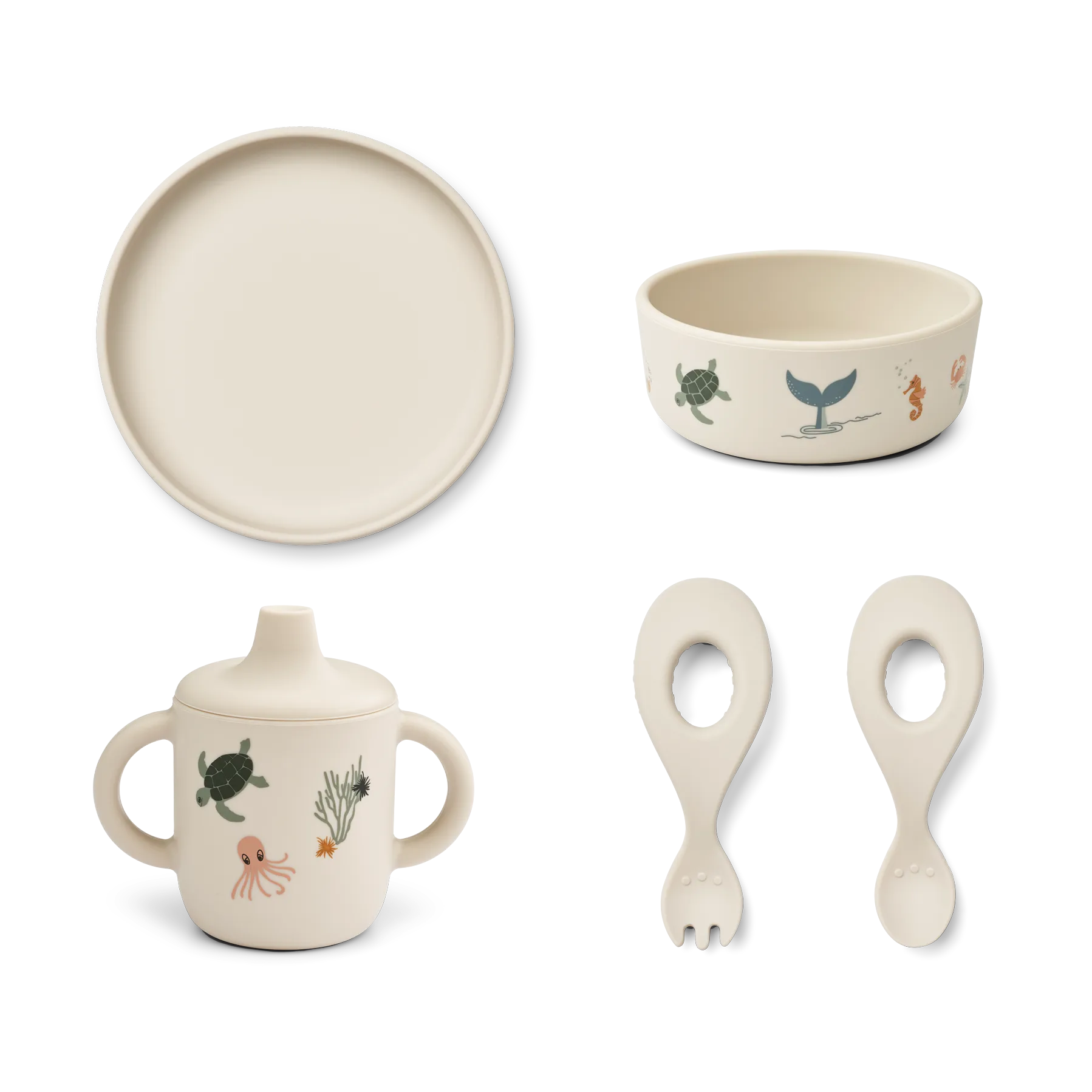 Ryle dinner set 5 pieces, Sea creature-Sandy Liewood