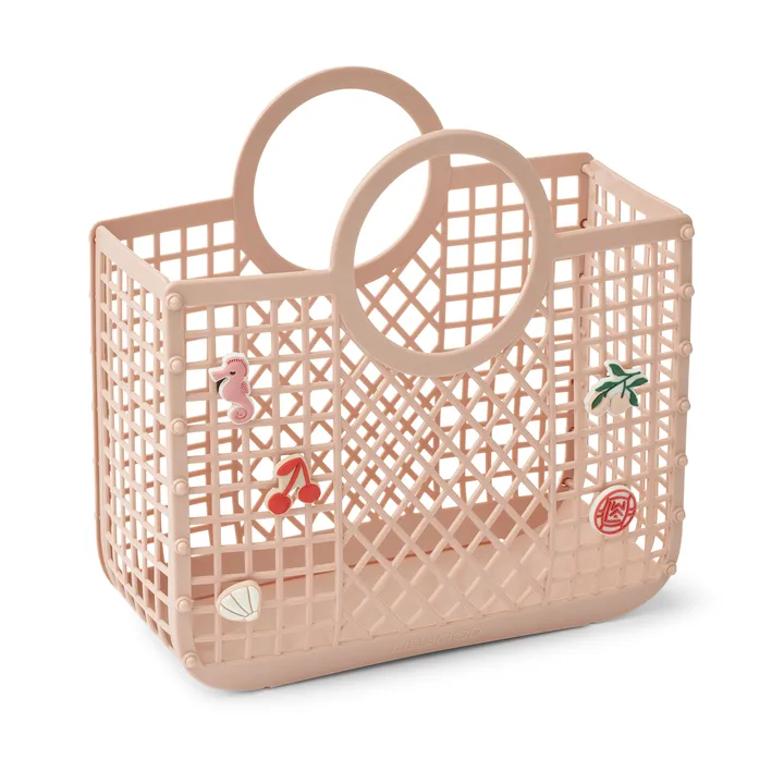 Samantha basket with charms - Rose - Liewood