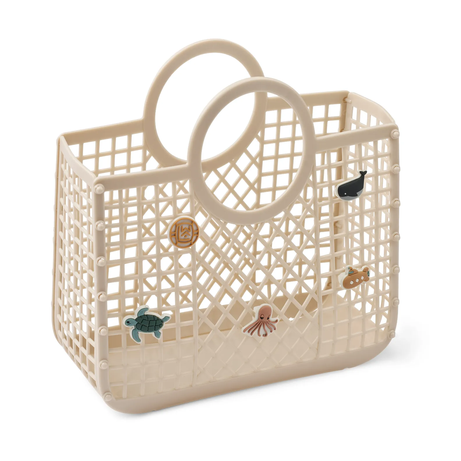 Samantha basket with charms, Sandy Liewood