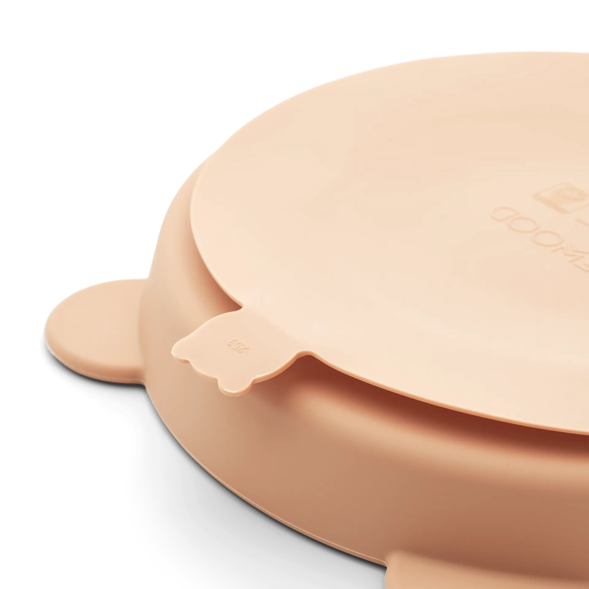Stacy divided children's plate 2-pack, Mustard-tuscany rose mix Liewood